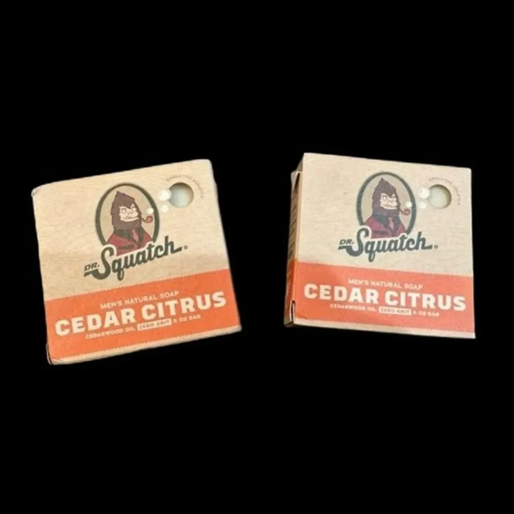 Dr. Squatch Cedar Citrus Bar Soap 5oz. (2 Bars)